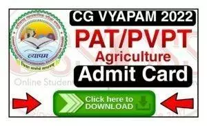 PAT & PVPT Admit Card