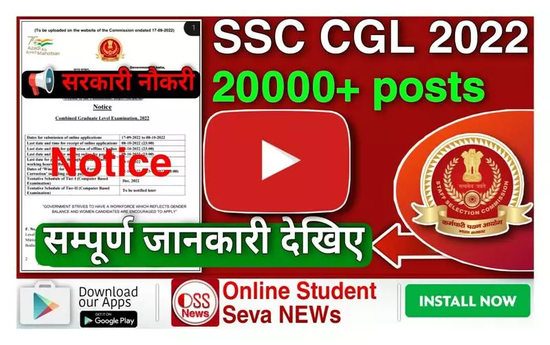 How to apply SSC CGL 2022