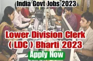 LDC Govt Jobs 2023