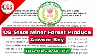CG State Minor Forest Produce Answer Key