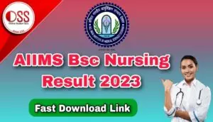 AIIMS Bsc Nursing Result 2023