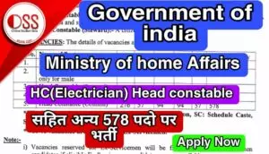 Ministry of Home Affairs Recruitment 2023