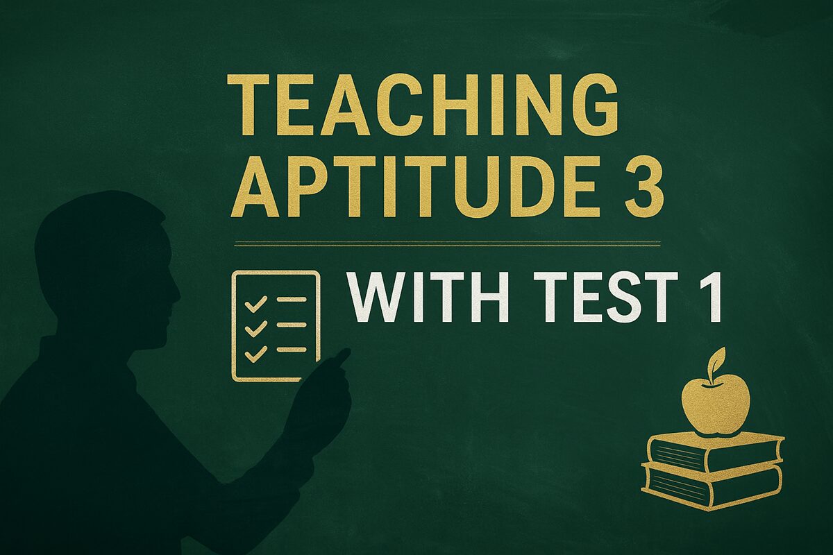 Teaching Aptitude 3