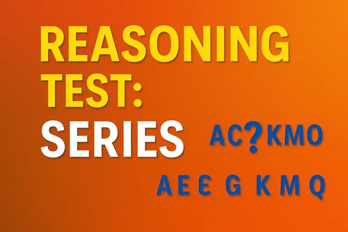 Reasoning Series Test