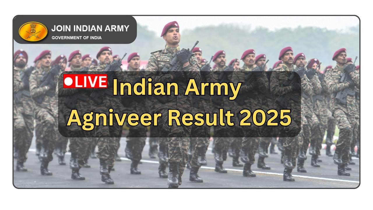 Indian Army Agniveer Result 2025